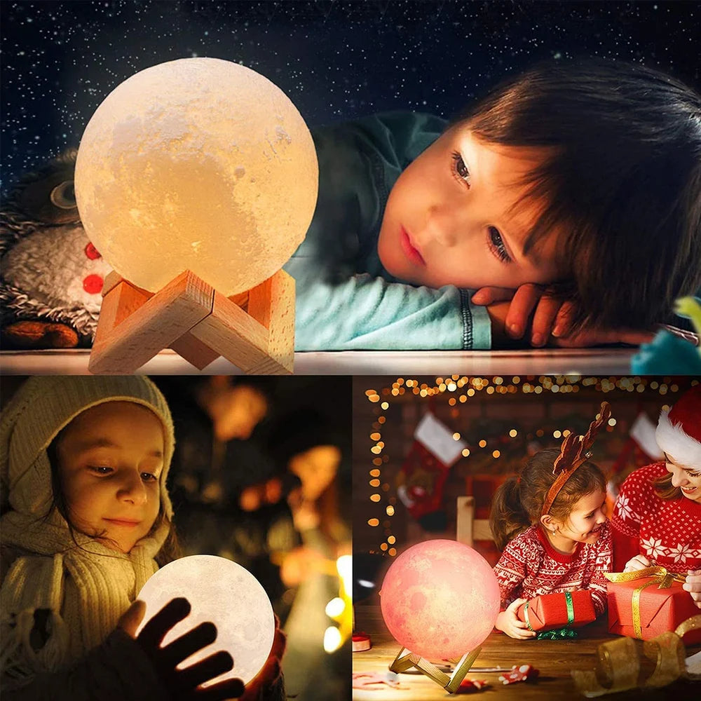 7 Color Moon Lamp (15 Cm)