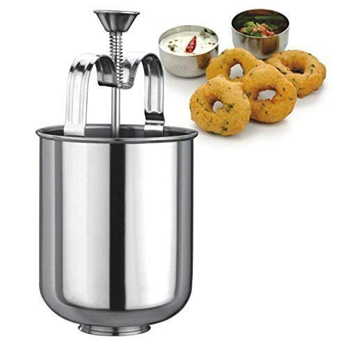 Stainless Steel Medu Vada Maker Machine with Stand for Kitchen